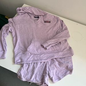 Vineyard Vines girls hoodie and matching shorts
